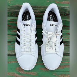 Mens Adidas GRAND COURT 2.0 Sz 10 NWT Sneakers Shoes White